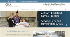 Desktop Screenshot of caryhealthcareassociates.com